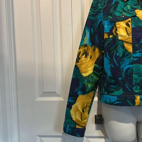 Isaac‎ Mizrahi Multi-Coloured Denim Jacket Size M - Picture 7 of 12